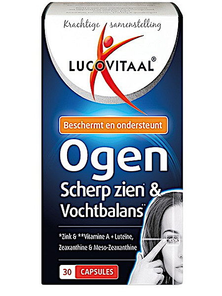 Lucovitaal Ogen Scherp Zien & Vochtbalans 30ca