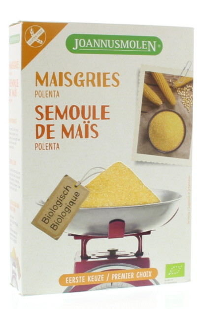 Joannusmolen Polenta/maisgries eerste keuze bio (350 Gram)