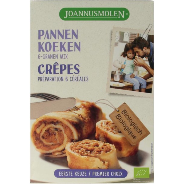 Joannusmolen Pannenkoekmix 6 granen bio (300 Gram)