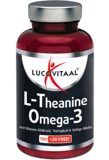 Lucovitaal L-theanine Omega 3 210ca