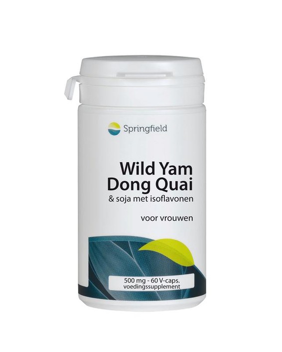 Springfield Wild yam/dong quai (60 Vegetarische capsules)
