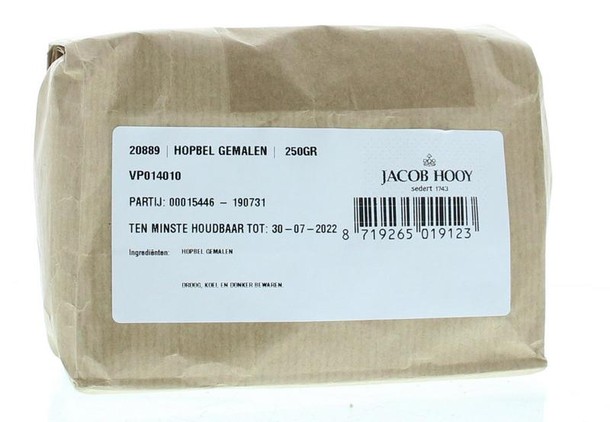 Jacob Hooy Hopbel gemalen (250 Gram)