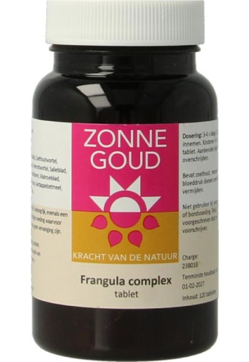 Zonnegoud Frangula complex (120 Tabletten)