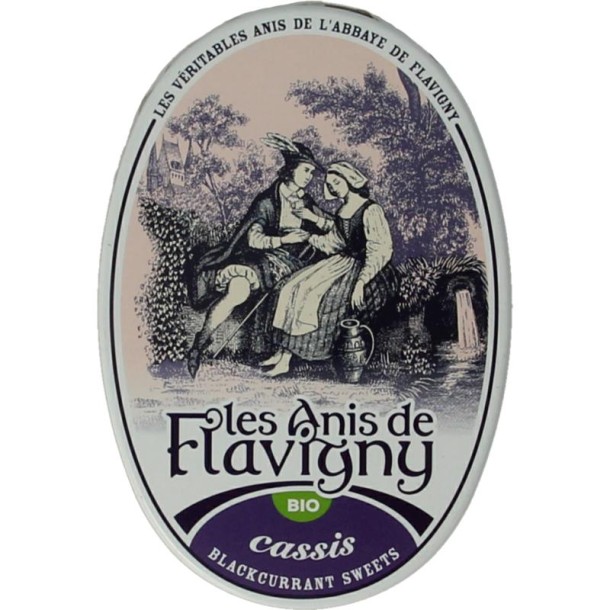 Anis de Flavigny Anijspastilles cassis bio (50 Gram)