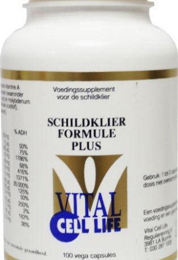 Vital Cell Life Schildklier formule (100 Vegetarische capsules)