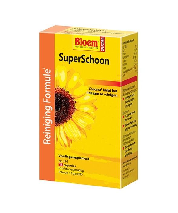 Bloem Super schoon reinigingskuur (15 Capsules)