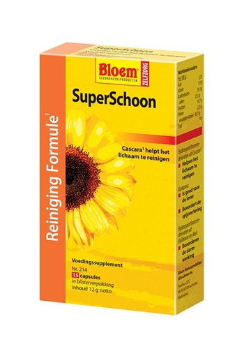 Bloem Super schoon reinigingskuur (15 Capsules)