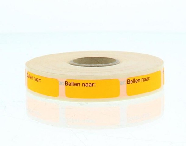 Blockland Strooketiket bellen naar 30x10mm (1000 Stuks)