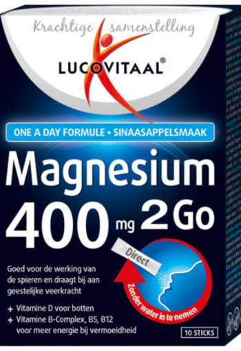 Lucovitaal Magnesium 400 2go 10sach