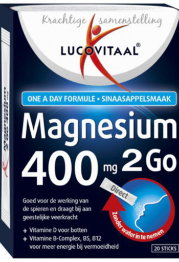 Lucovitaal Magnesium 400 2go 20sach
