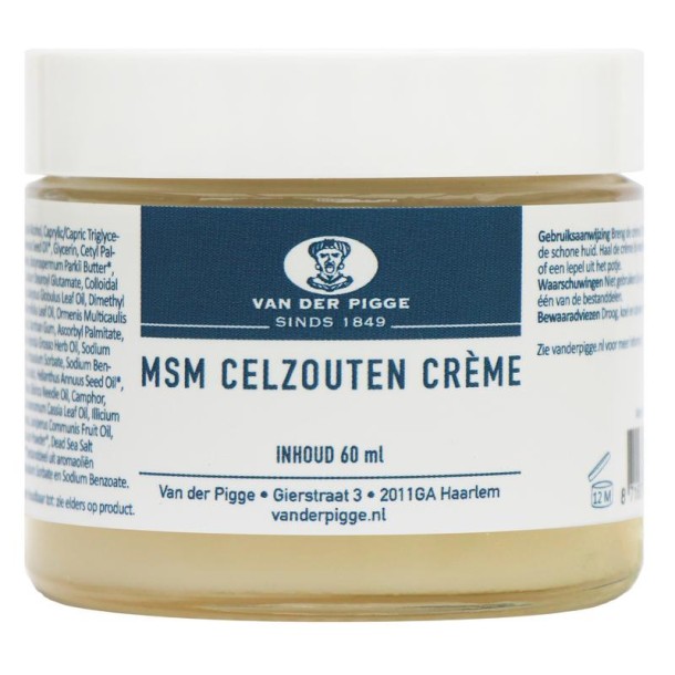 Van der Pigge MSM Celzoutencreme (60 Milliliter)