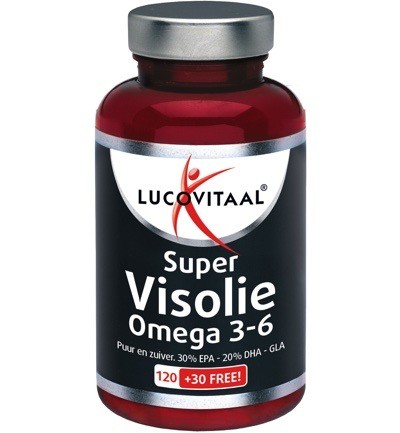 Lucovitaal Super Visolie Omega 3-6   120 stuks