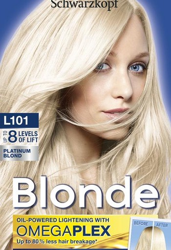 Schwarzkopf Blonde haarverf platinum blond L101 1 Set