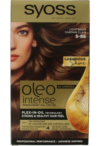 Syoss Color Oleo Intense 5-86 lichtbruin haarverf  1 Set