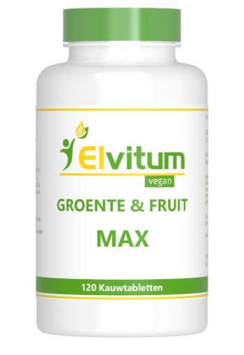 Elvitaal/elvitum Groente en fruit max (120 Kauwtabletten)