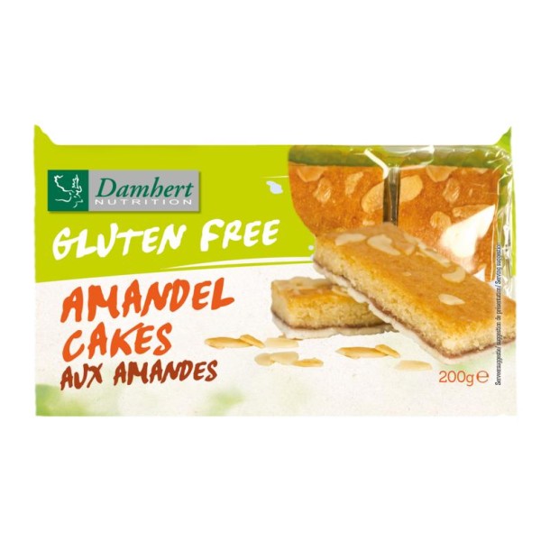 Damhert Amandelgebakjes glutenvrij (200 Gram)