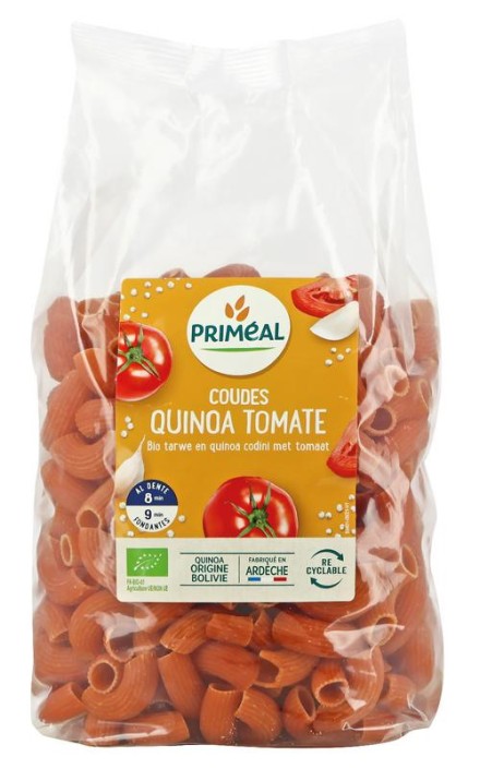 Primeal Organic codini tarwe quinoa tomaat bio (500 Gram)