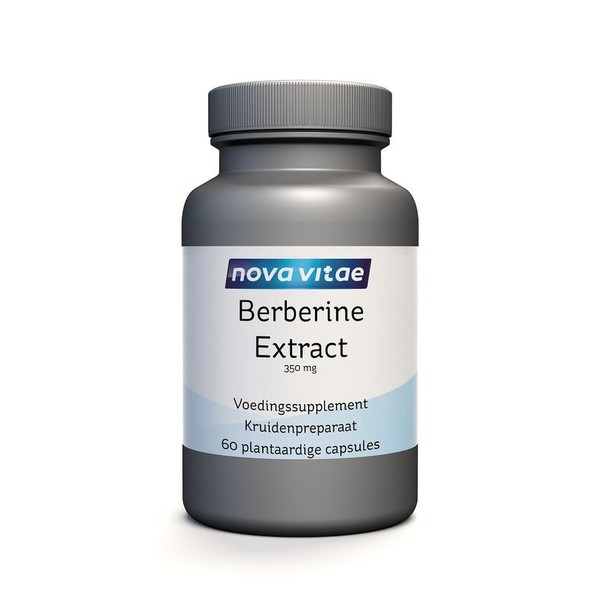 Nova Vitae Berberine HCI extract 350 mg (60 Vegetarische capsules)