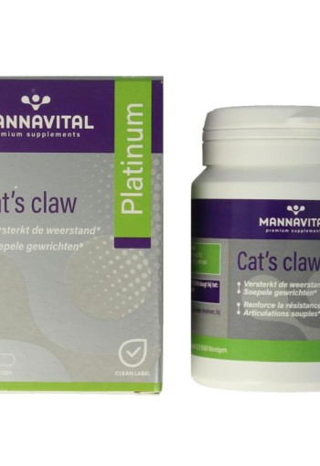 Mannavital Cat's claw platinum (60 Capsules)