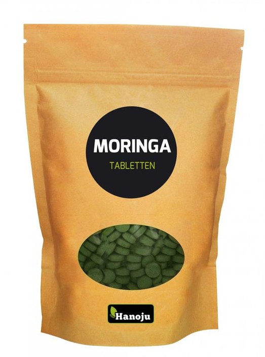 Hanoju Moringa oleifera heelblad 500mg (500 Tabletten)