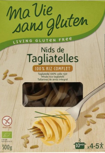 Ma Vie Sans Tagliatelle volkoren rijst glutenvrij bio (300 Gram)