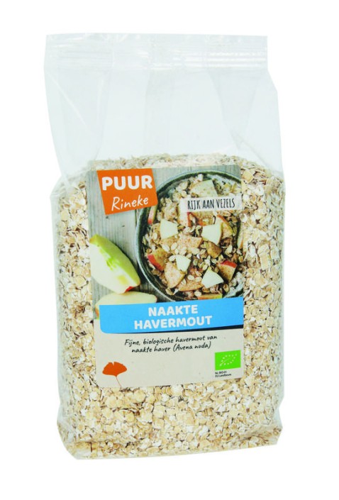 Puur Rineke Naakte havermout bio (500 Gram)