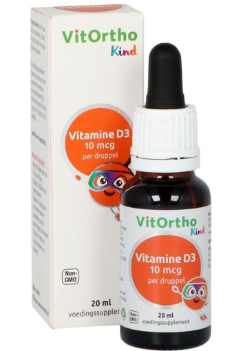 Vitortho Vitamine D3 10mcg (Kind) (20 Milliliter)