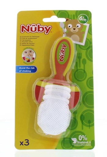 Nuby Sabbelzakje vervangnetjes (3 Stuks)