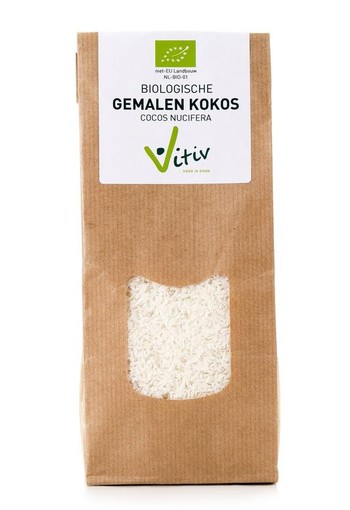 Vitiv Kokos gemalen bio (500 Gram)