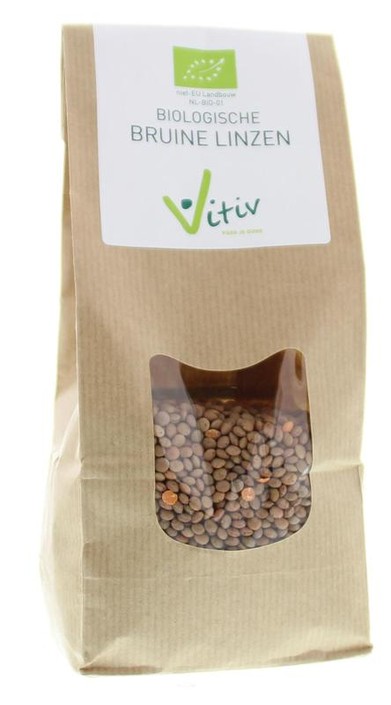 Vitiv Bruine linzen bio (500 Gram)