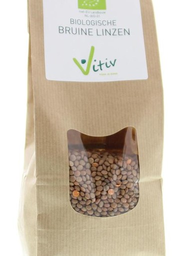 Vitiv Bruine linzen bio (500 Gram)