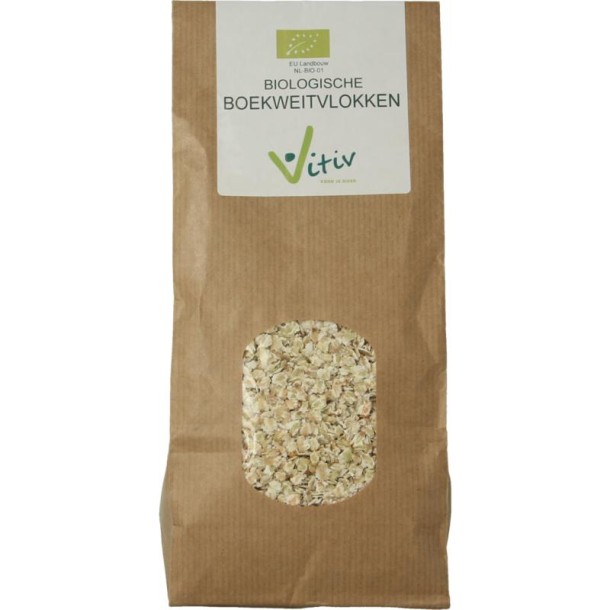 Vitiv Boekweitvlokken bio (500 Gram)