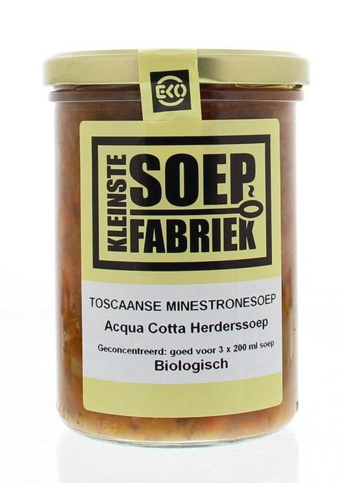 Kleinstesoepfabr Acqua cotta Toscaanse minestronesoep bio (400 Milliliter)