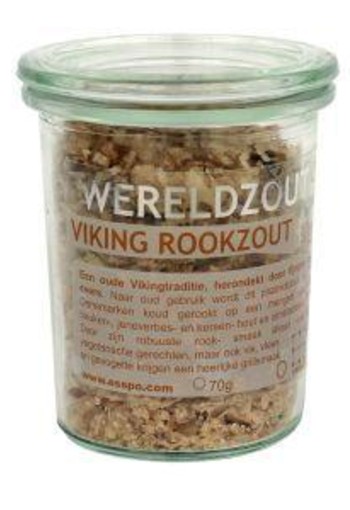 Esspo Wereldzout viking rookzout glas (70 Gram)