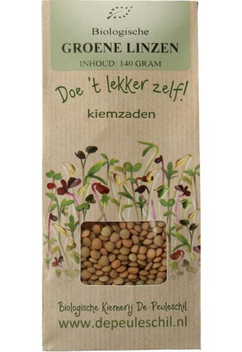 Peuleschil Groene linzen bio (140 Gram)