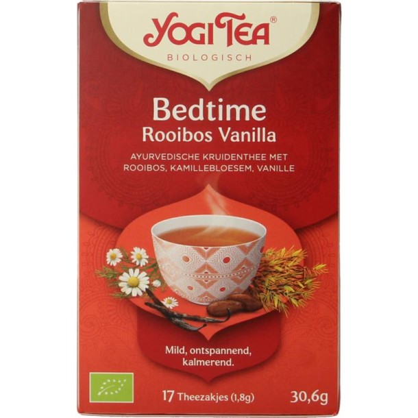 Yogi Tea Bedtime rooibos vanille bio (17 Zakjes)