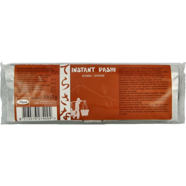 TS Import Instant dashi kombu shiitake bouillon (100 Gram)