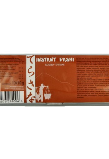 TS Import Instant dashi kombu shiitake bouillon (100 Gram)