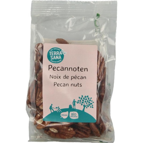 Terrasana Pecannoten zonder zout bio (100 Gram)