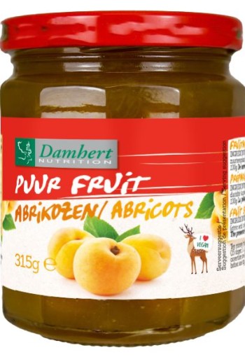 Damhert Puur fruit confituur abrikozen (315 Gram)