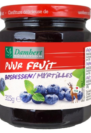 Damhert Puur fruit Besbessen confiture (315 Gram)