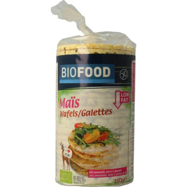 Biofood Maiswafels bio (150 Gram)