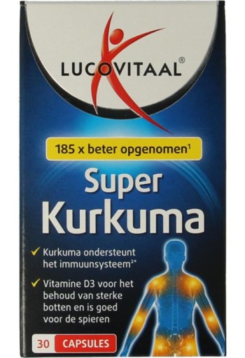 Lucovitaal Super curcumine x-tra krachtig (30 Capsules)