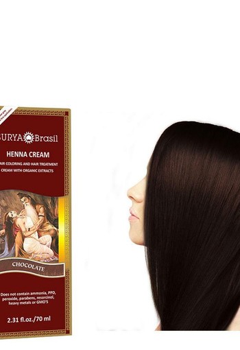 Surya Brasil Henna haarverf creme chocola (70 Milliliter)