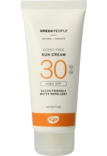 Green People Zonnebrand parfumvrij SPF30 (100 Milliliter)