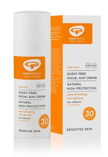 Green People Zonnebrand gezicht SPF30 (50 Milliliter)