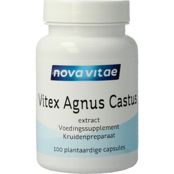 Nova Vitae Vitex agnus castus (hele bes) (100 Vegetarische capsules)