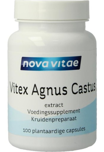 Nova Vitae Vitex agnus castus (hele bes) (100 Vegetarische capsules)