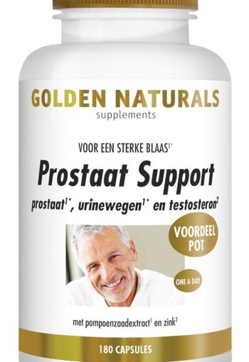 Golden Naturals Prostaat support (180 Capsules)