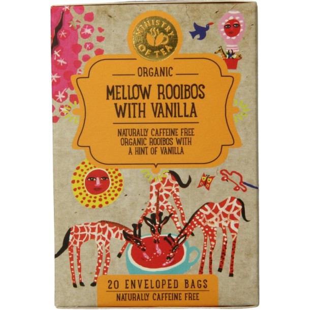 Ministry Of Tea Mellow vanilla rooibos bio (20 Zakjes)